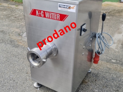 Stroj za mletje mesa K+G WETTER 114 / rabljen